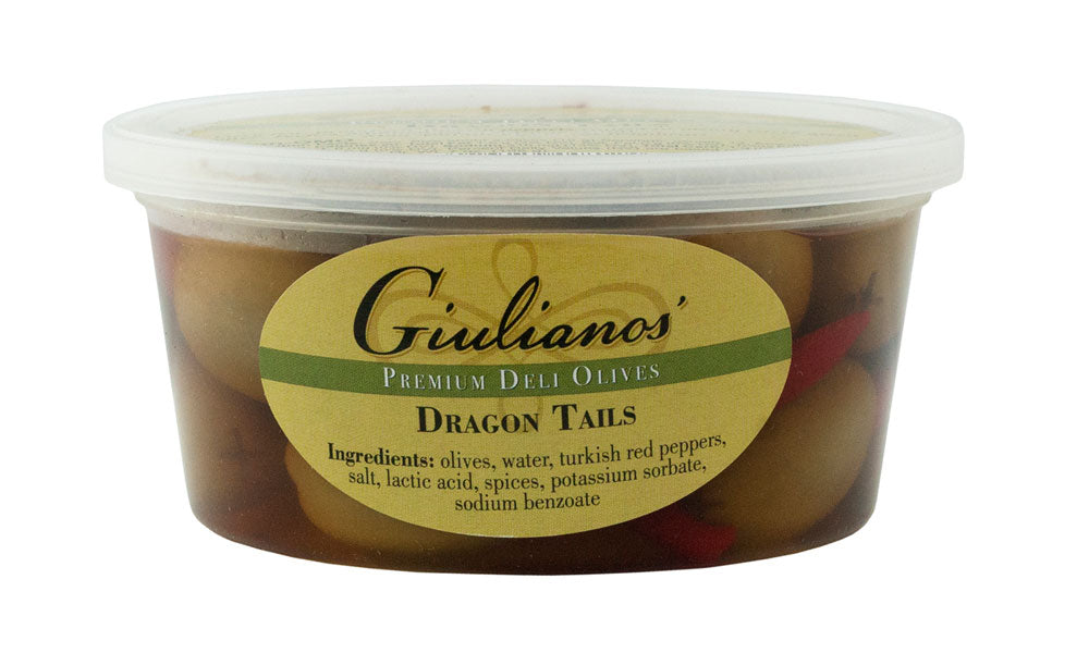 GIULIANO: Deli Olives Dragon Tails, 7 oz