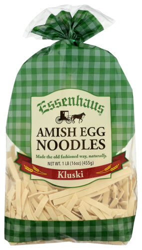 ESSENHAUS: Amish Egg Noodles Kluski, 16 oz - No Brand For Less 