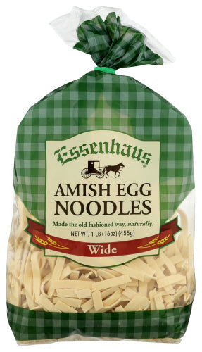 ESSENHAUS: Amish Egg Noodles Wide, 16 oz - No Brand For Less 