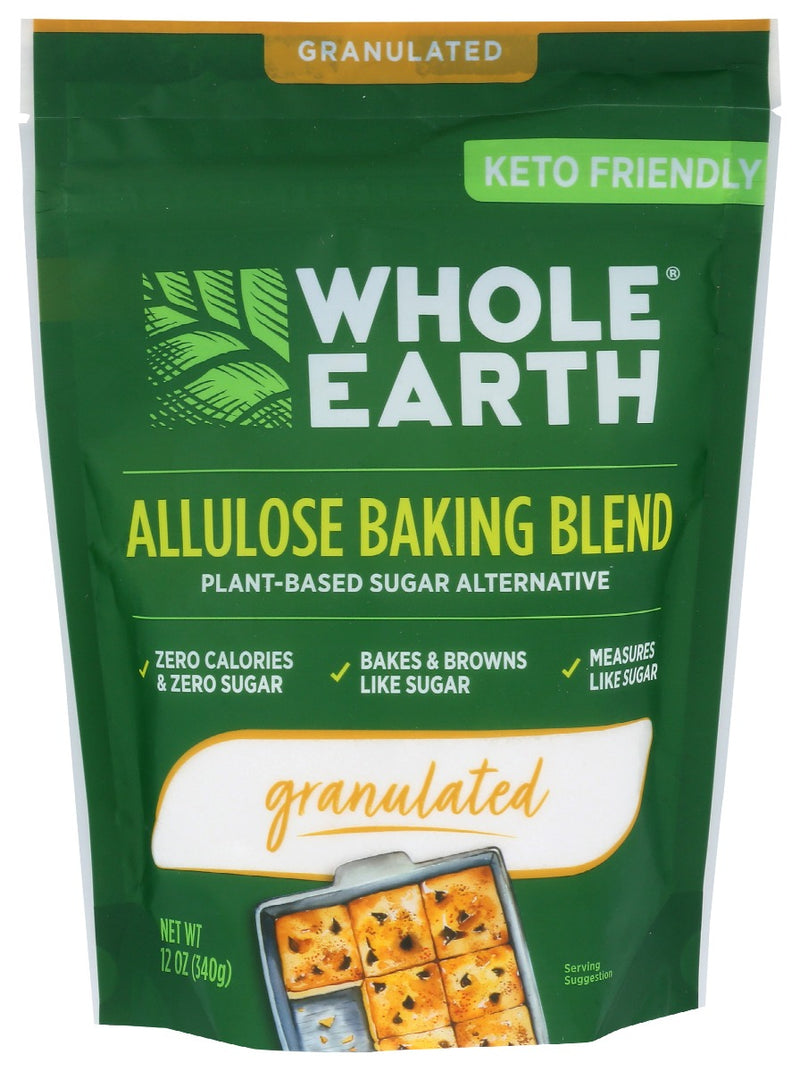 WHOLE EARTH: Granulated Allulose Baking Blend, 12 oz
