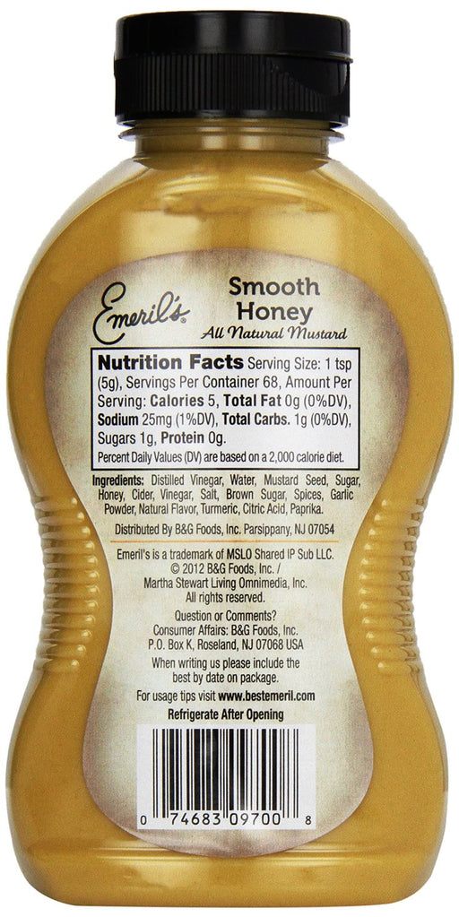 EMERIL'S: Mustard Smooth Honey, 12 oz - No Brand For Less 