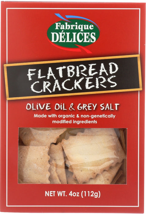 FABRIQUE DELICES: Organic Flatbread Crackers, 4 oz