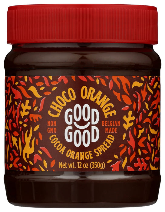 GOOD GOOD: Belgian Choco Orange Spread No Added Sugar, 12 oz
