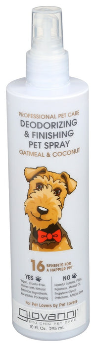 GIOVANNI COSMETICS: Finishing Pet Spray Oatmeal Coconut, 10 oz