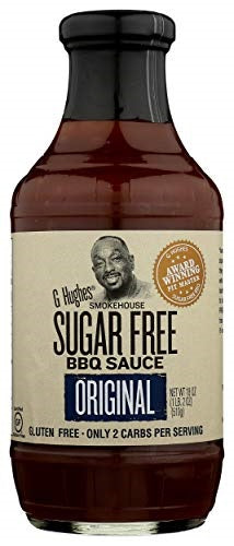 G HUGHES: Sugar Free Original Bbq Sauce, 18 oz