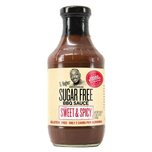 G HUGHES: Sugar Free Sweet Spicy Bbq Sauce, 18 oz - No Brand For Less 