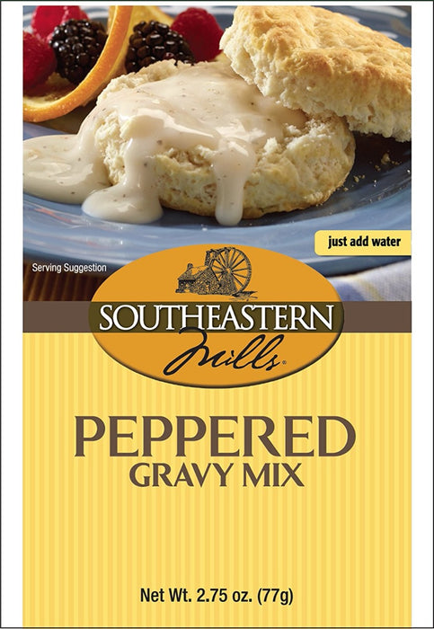 SOUTHEASTERN MILLS: Old Fashioned Peppered Gravy Mix, 2.75 oz