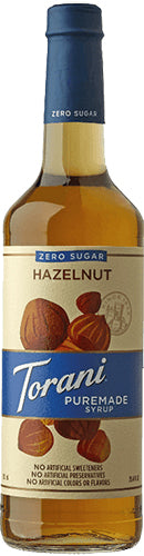 TORANI: Puremade Zero Sugar Hazelnut, 375 ml