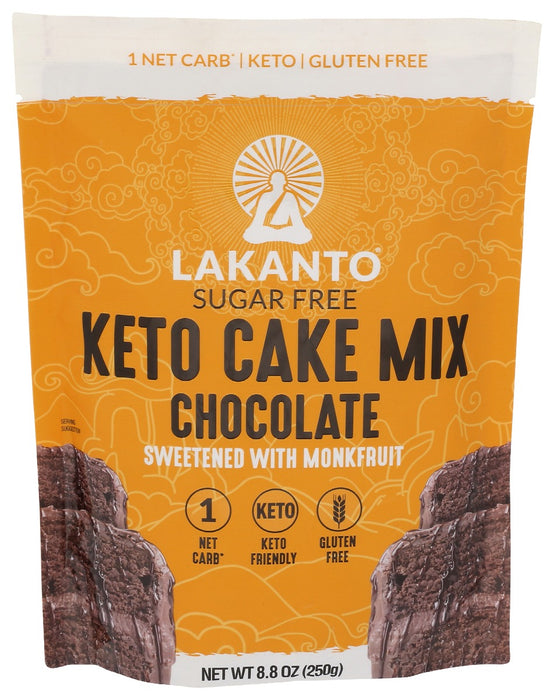 LAKANTO: Keto Cake Mix Chocolate, 8.8 oz