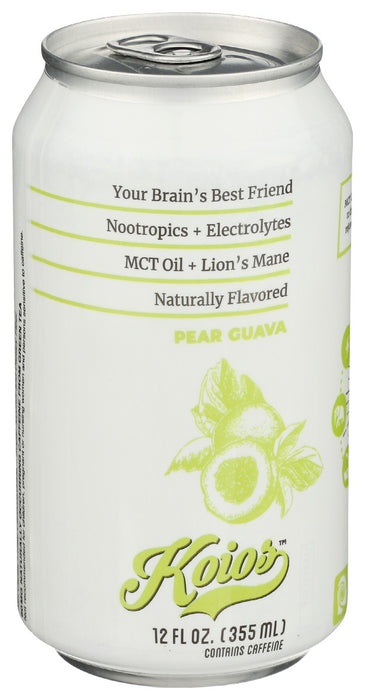 KOIOS: Pear Guava Sparkling Brain Energy, 12 fo