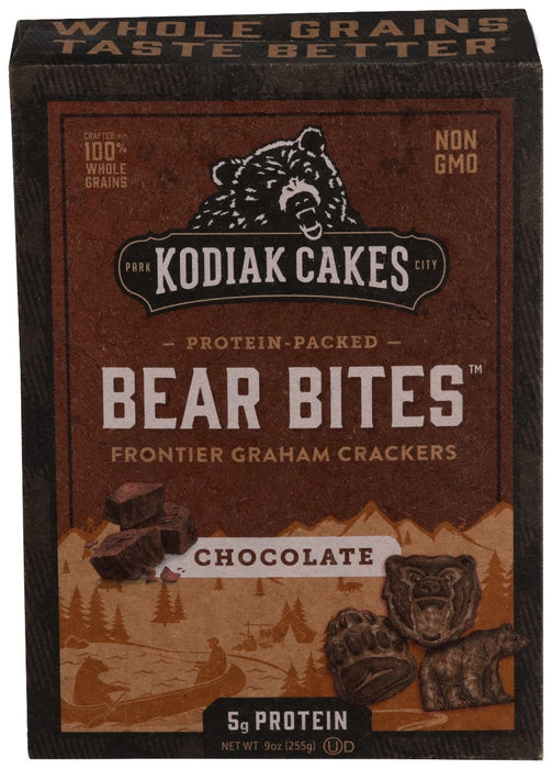 KODIAK: Bear Bites Chocolate Graham Cracker, 9 oz