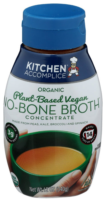 KITCHEN ACCOMPLICE: Plant Based Vegan Broth, 12 oz