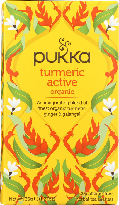 PUKKA HERBS: Tea Turmeric Active, 20 bg
