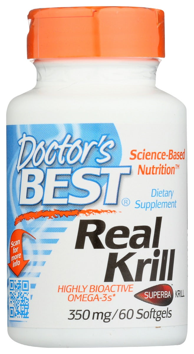 DOCTORS BEST: Real Krill 350Mg, 60 sg - No Brand For Less