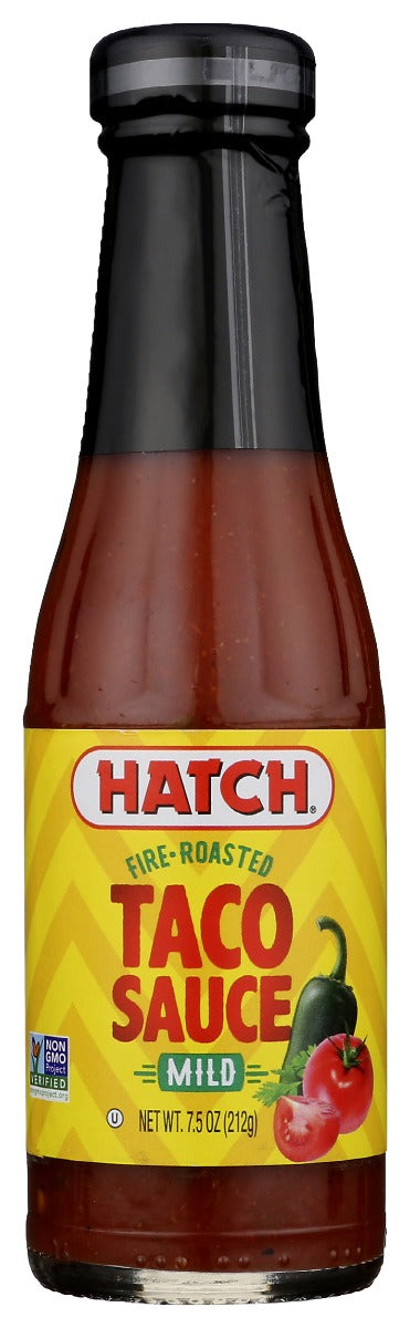 HATCH: Mild Sauce Taco Fire Roasted, 7.50 oz - No Brand For Less 