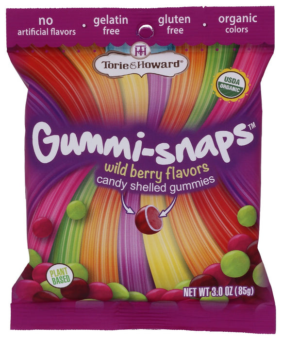 TORIE & HOWARD: Wild Berry Flavor Gummi-Snaps, 3 oz