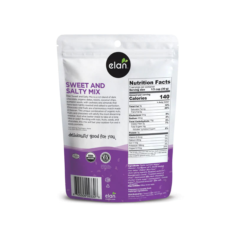 ELAN: Organic Sweet And Salty Mix, 5.3 oz - No Brand For Less