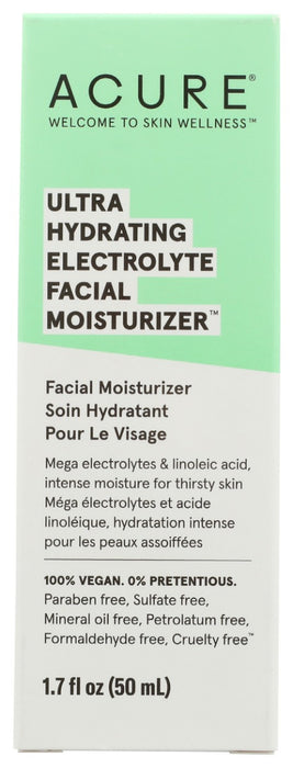 ACURE: Ultra Hydrating Electrolyte Facial Moisturizer , 1.7 FO
