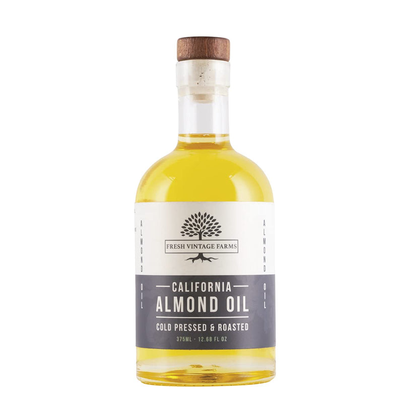 FRESH VINTAGE FARMS: Pure Cold Pressed Almond Oil, 375 ML - No Brand For Less 