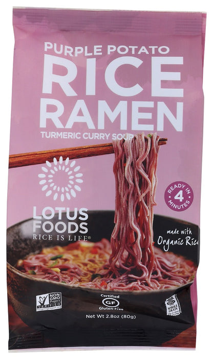 LOTUS FOODS: Purple Potato & Brown Rice Ramen, 2.8 oz