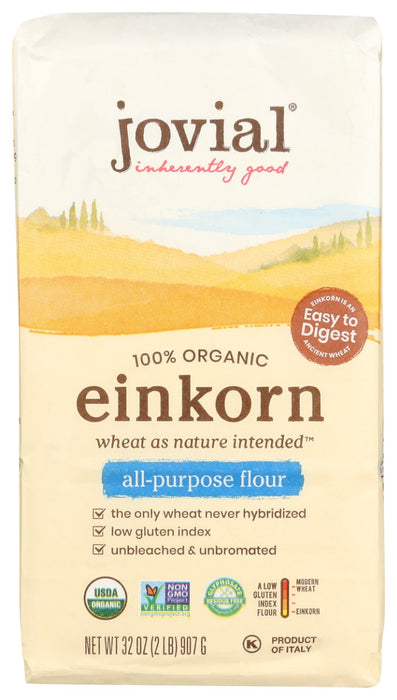 JOVIAL: Organic Einkorn All-Purpose Flour, 32 oz