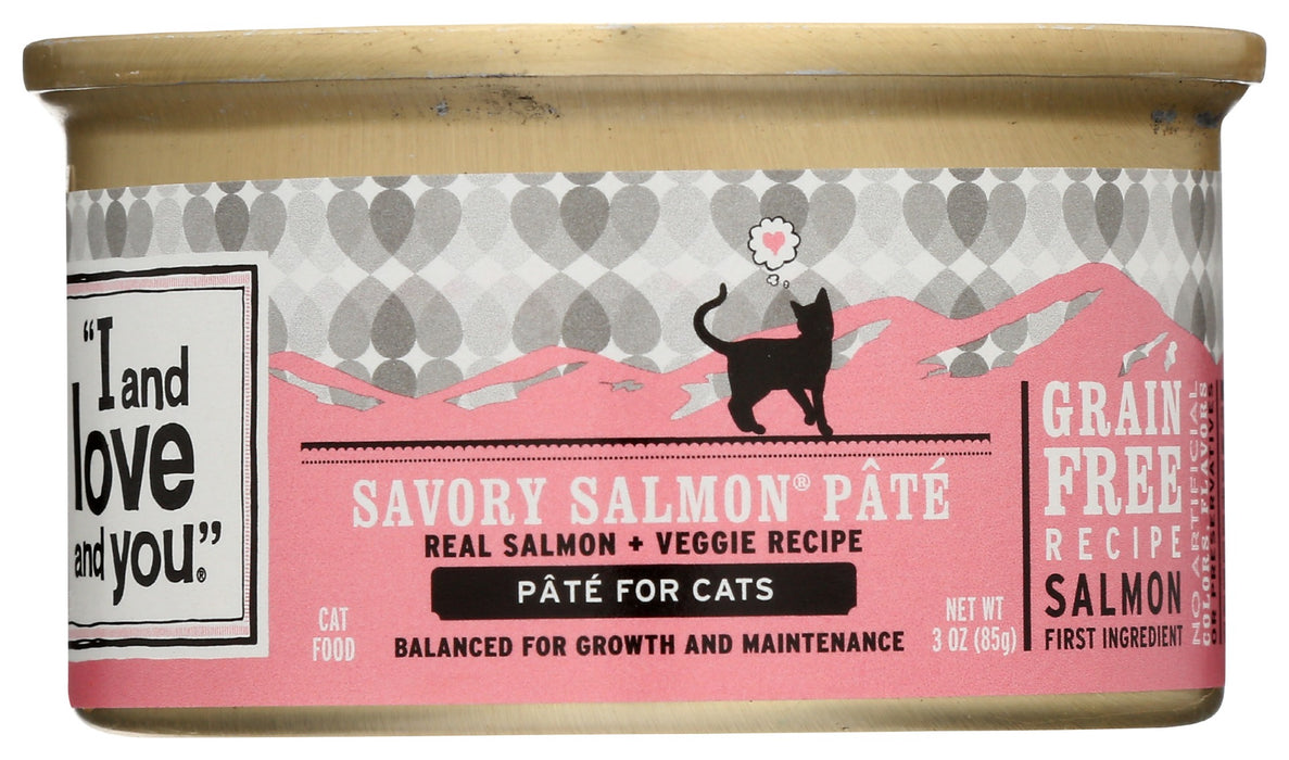 I&LOVE&YOU: Cat Food Can Salmon Pate, 3 oz