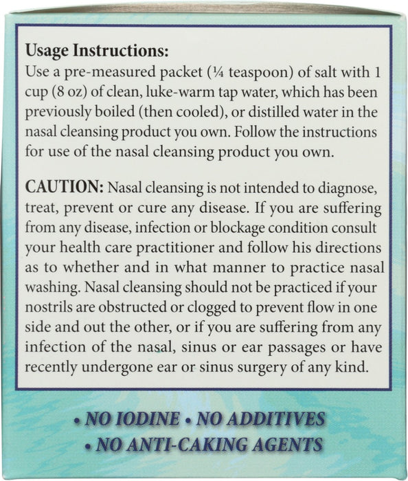 ANCIENT SECRETS: Nasal Cleansing Salt 40Ct, 1 ea