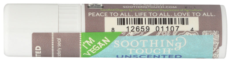 SOOTHING TOUCH: Lip Balm Vegan Unscented Tub, 0.25 OZ