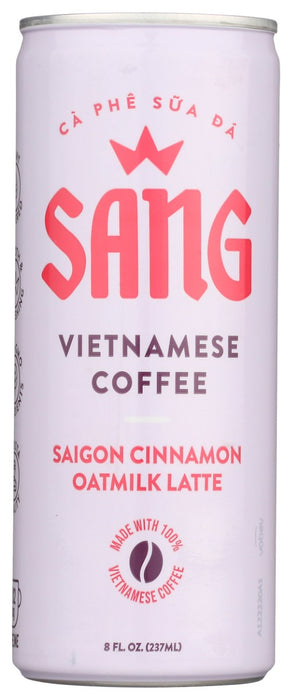 SANG: Vietnamese Coffee Saigon Cinnamon Oatmilk Latte, 8 fo