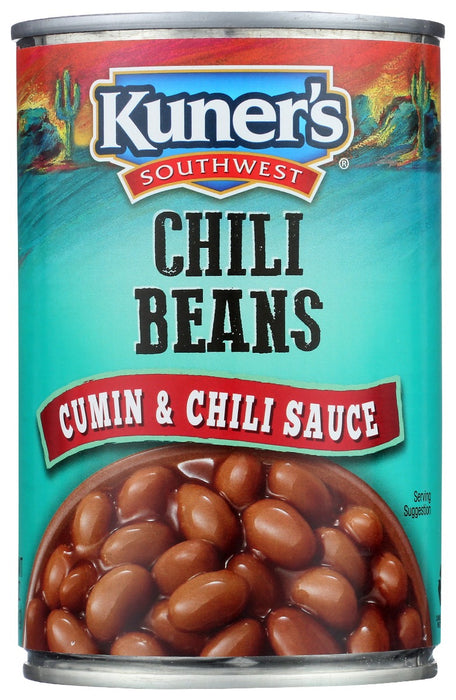 KUNERS: Chili Beans Cumin And Chili Sauce, 15 oz