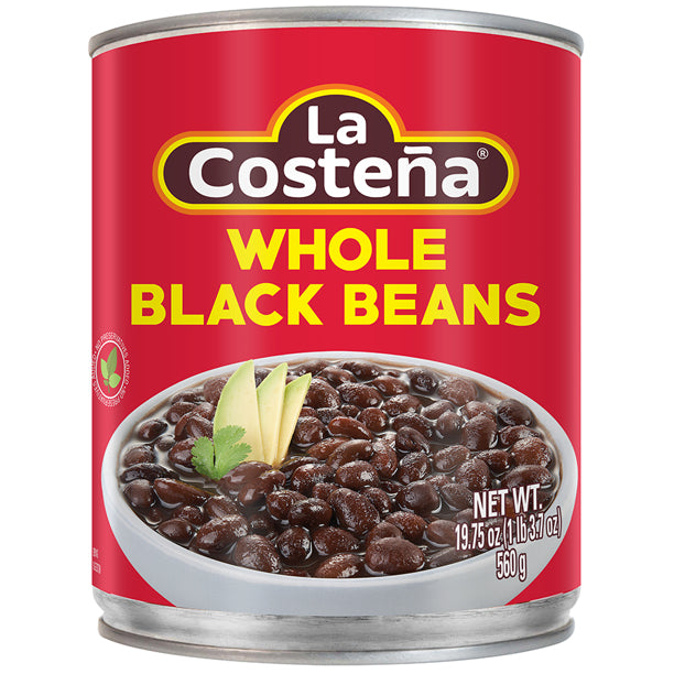 LA COSTENA: Whole Black Beans, 19.75 oz