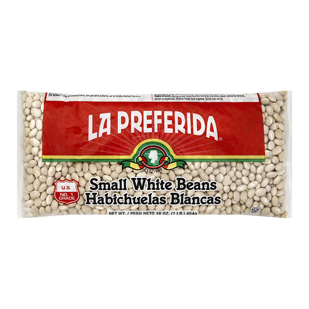 LA PREFERIDA: Small White Beans, 16 oz