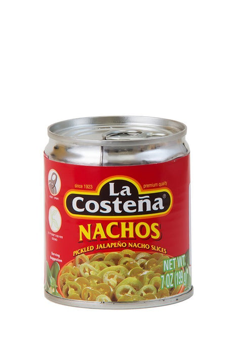 LA COSTENA: Nachos Pickled Jalapeno Nacho Slices, 7 oz