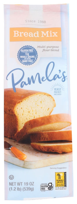 PAMELAS: Gluten Free Bread Mix, 19 oz