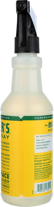 MRS MEYERS CLEAN DAY: Honeysuckle Multi-Surface Everyday Cleaner, 16 oz