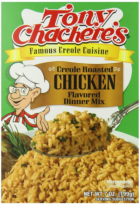 TONY CHACHERES: Creole Roasted Chicken Rice Dinner Mix, 7 oz