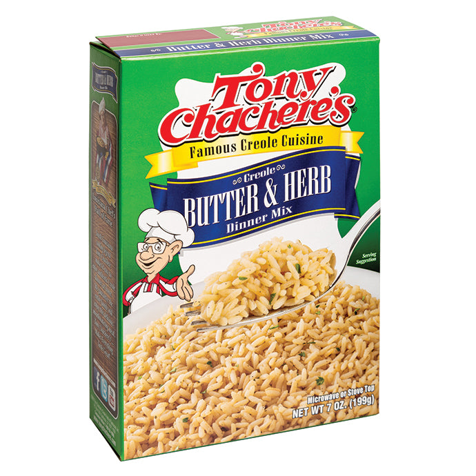 TONY CHACHERES: Creole Butter & Herb Rice Dinner Mix, 7 oz