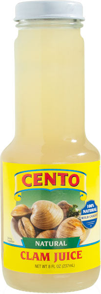 CENTO: Natural Clam Juice, 8 oz