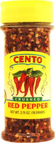 CENTO: Crushed Red Pepper, 2.75 oz
