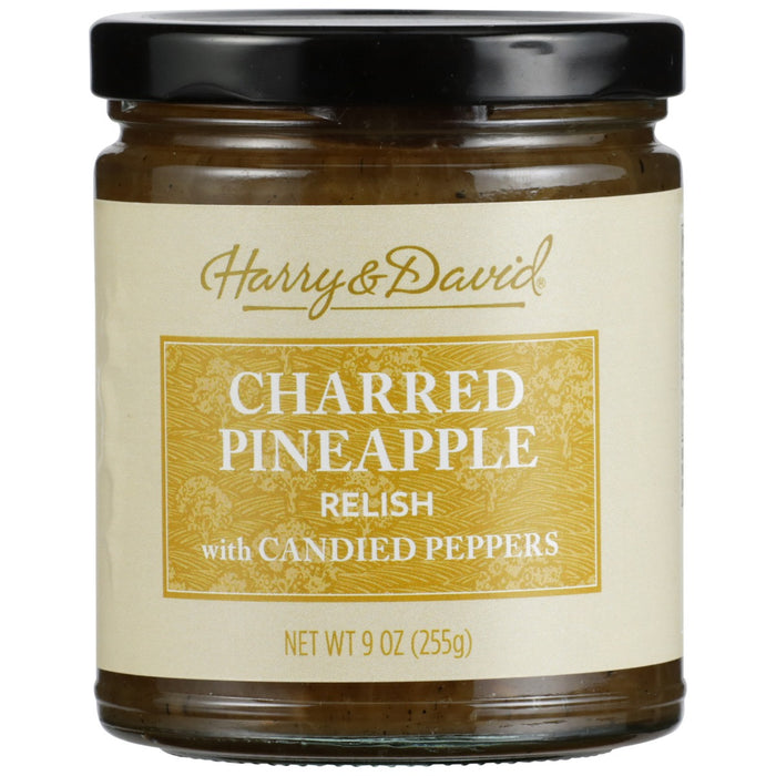 HARRY & DAVID: Charred Pineapple Relish With Candied Peppers, 9 oz