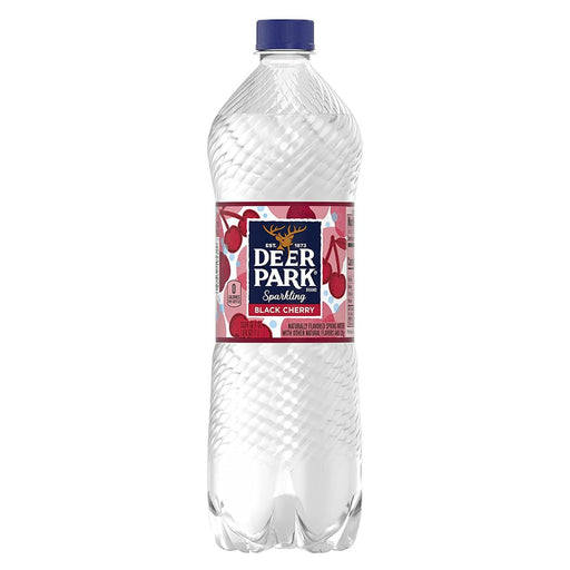 DEER PARK: Black Cherry Sparkling Water, 33.8 fo - No Brand For Less