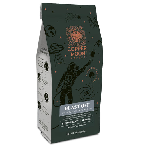 COPPER MOON: Ground Coffee Blast Off, 12 oz - No Brand For Less 