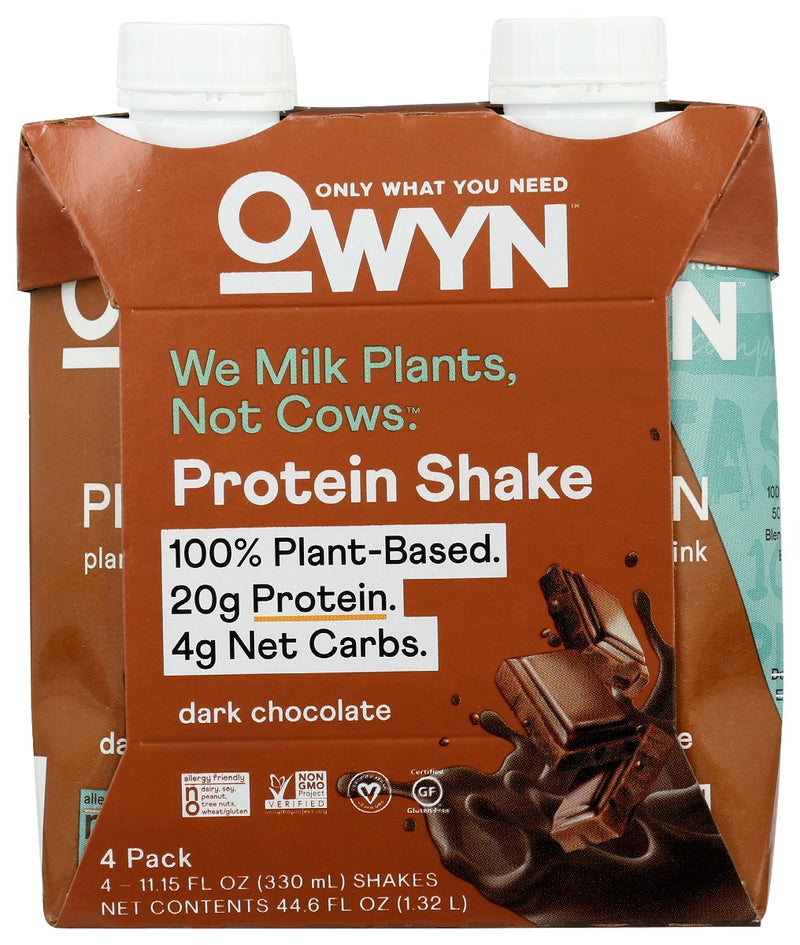 OWYN: Protein Rtd 4Pk Dk Choco, 44.6 fo