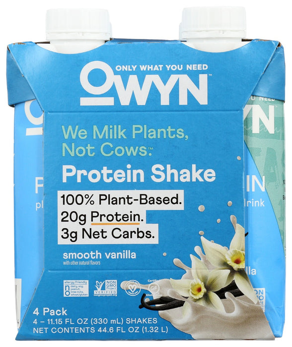 OWYN: Protein Rtd 4Pk Vanilla, 44.6 fo