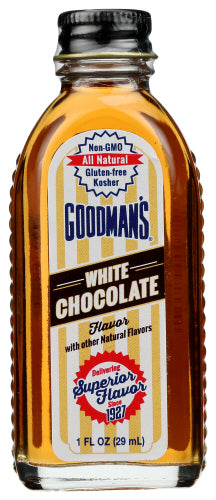 GOODMANS: White Chocolate Flavor, 1 fo