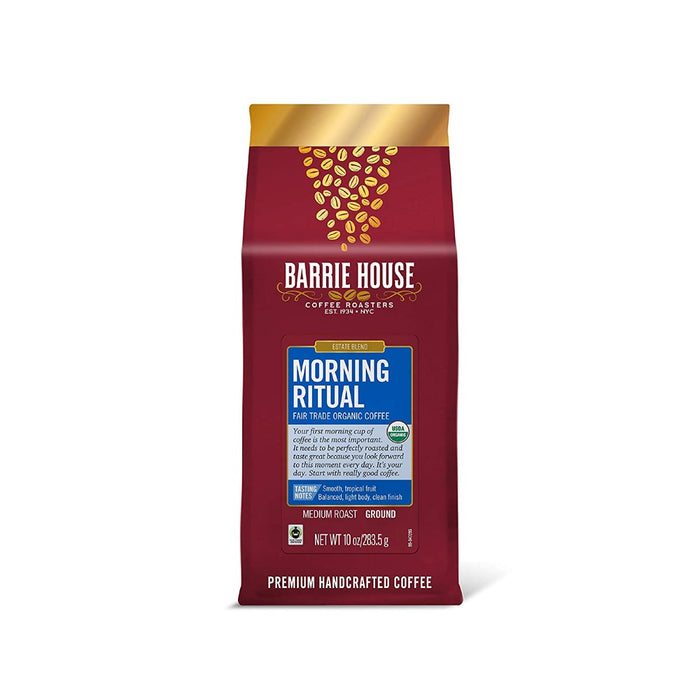 BARRIE HOUSE: Morning Ritual Ground Coffee, 10 oz