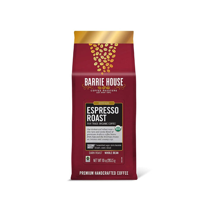 BARRIE HOUSE: Espresso Roast Whole Bean Coffee, 10 oz