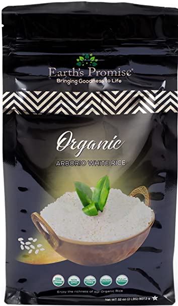 EARTH'S PROMISE: Organic Arborio White Rice, 2 lb