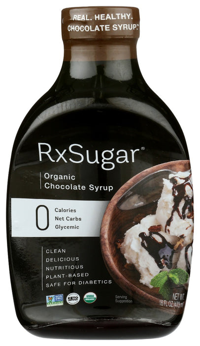 RXSUGAR: Chocolate Syrup, 16 fo