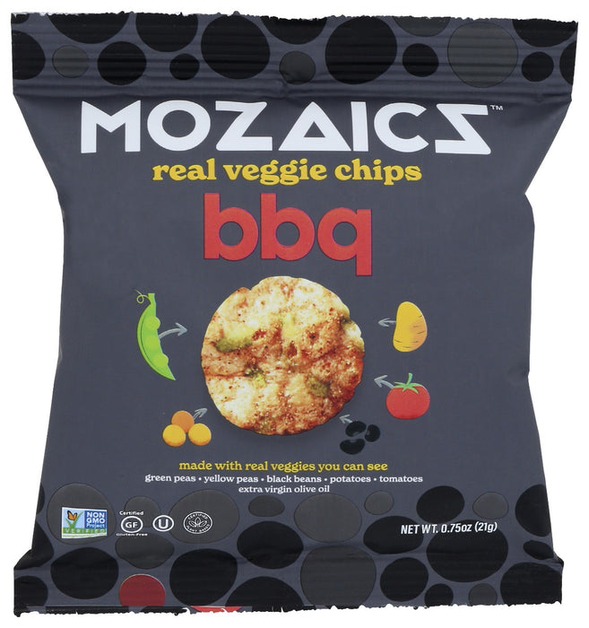 MOZAICS: Bbq Real Veggie Chips, .75 oz